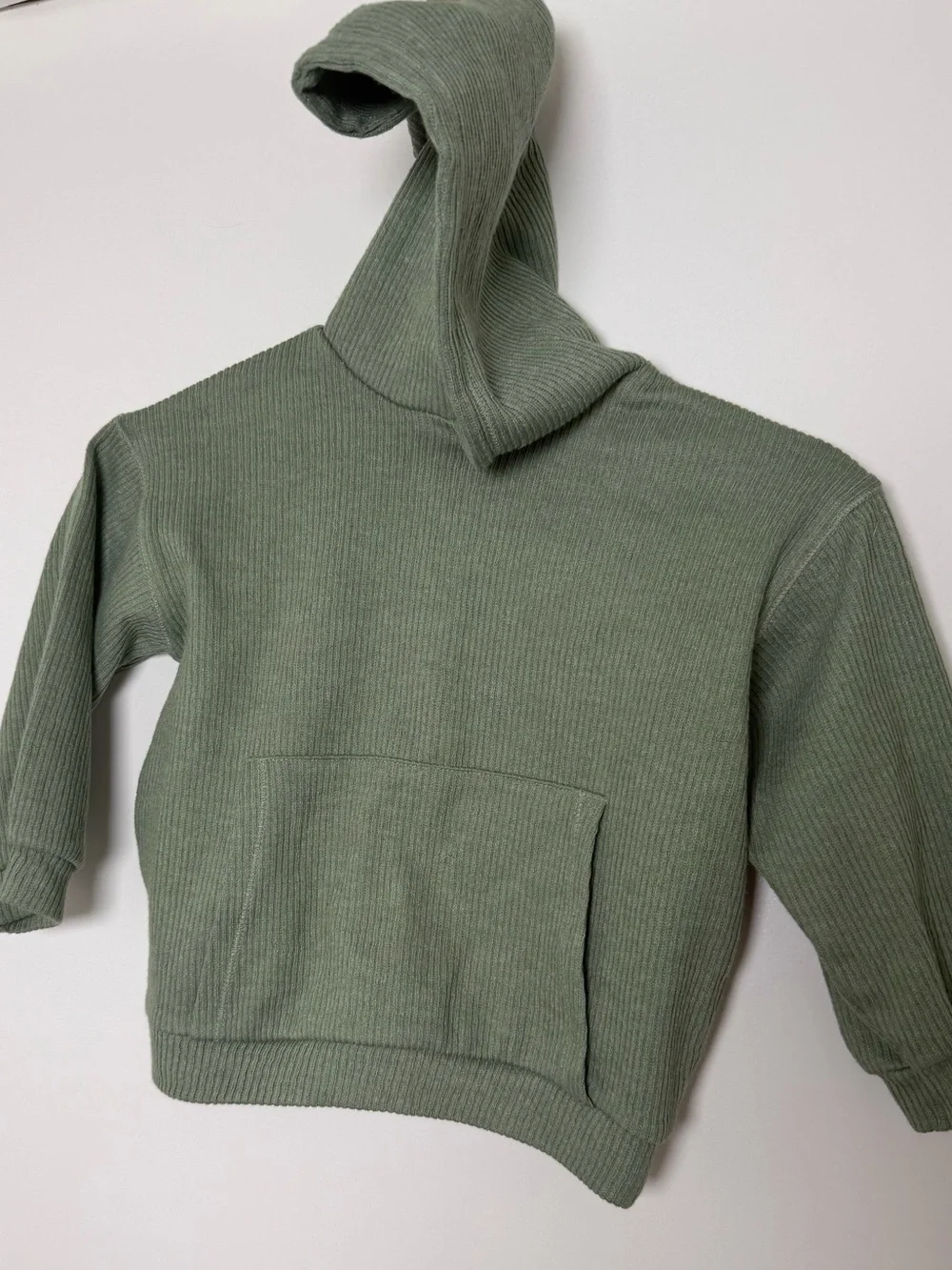 ZARA Kids Knit Set in Sage Green